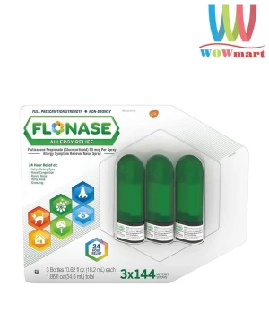 Xịt chống dị ứng Flonase Allergy Relief Nasal Spray 18.2ml x3 chai