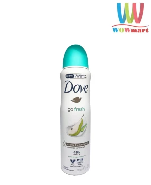 Xịt khử mùi mồ hôi Dove Go Fresh Pear & Aloe Vera 48H Crema Humectante 150ml