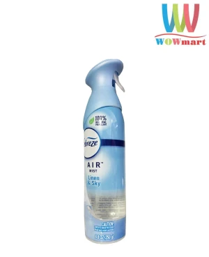 Xịt phòng khử mùi Febreze Air Linen & Sky Freshener Spray 250g