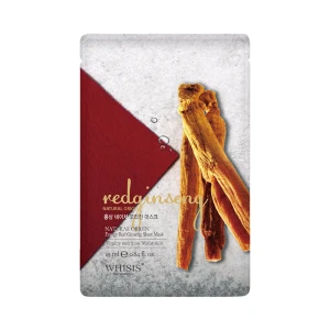 Mặt Nạ Giấy Hàn Quốc WHISIS Nature Origin Energy Red Ginseng Sheet Mask Chiết Xuất Hồng Sâm 25ml