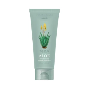 Sữa Rửa Mặt Cho Da Khô Chiết Xuất Nha Đam WHISIS Aloe Derma Care Foam Cleansing 120ml