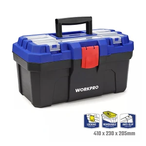 Thùng đồ nghề bằng nhựa 410mm Workpro WP283001