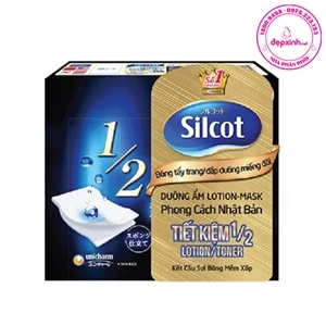 Bông tẩy trang Silcot đắp dưỡng miếng đôi 40 miếng