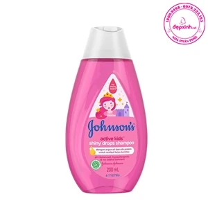 Dầu gội cho bé gái Johnsons Baby Óng mượt mái tóc tơ 200ml