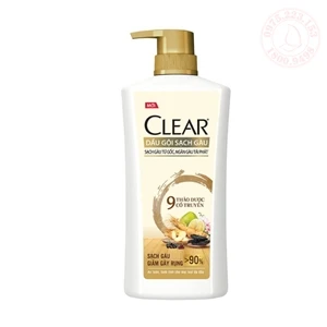 Dầu gội Clear 9 thảo dược cổ truyền sạch gàu giảm rụng 630g