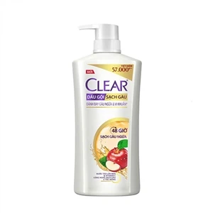 Dầu gội sạch gàu ngứa và vi khuẩn suốt 48 giờ Clear 630g