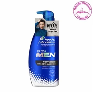 Dầu gội sạch gàu sảng khoái Head and Shoulder Ultra Men Active Fresh 650g