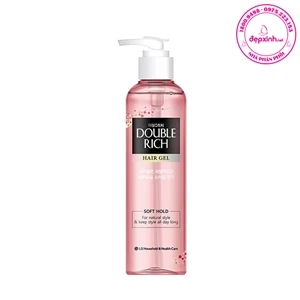 Gel tạo kiểu tóc giữ nếp tự nhiên Double Rich Sorf Hold 250ml