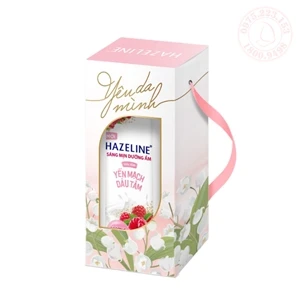 Hộp quà sữa tắm dưỡng ẩm sáng da Hazeline yến mạch dâu tằm 1kg