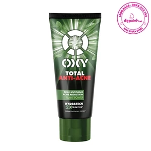 Kem rửa mặt sạch khuẩn mụn kiểm soát nhờn Oxy Total Anti Acne Plant Power 100ml