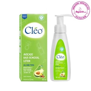 Kem tẩy lông Cleo Avocado Hair Removal Lotion All Skin Types Lotion 90ml
