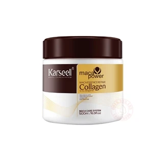Kem ủ phục hồi tóc hư tổn Collagen Karseell Maca 500ml