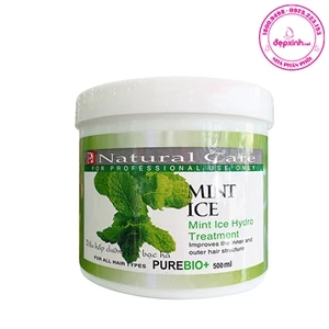 Kem ủ tóc dưỡng tóc bạc hà Natural Care For Professional Use Only Mint Ice 500ml