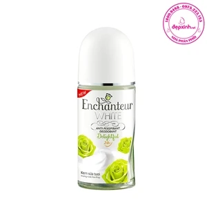 Lăn khử mùi trắng da kem sữa tươi Enchanteur Delightful 50ml