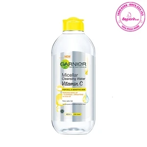 Nước tẩy trang sáng da Garnier Micellar Cleansing Water Vitamin C 400ml