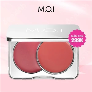 Phấn má hồng dạng kem 2 màu M.O.I Dual Cream Blusher 8g