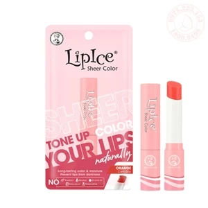 Son dưỡng có màu hiệu chỉnh sắc môi Lipice Sheer Color Orange 2.4g - Cam Đào