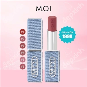 Son nhung lì M.O.I The New Iconic No.06 Strong 2.7g - Đỏ Nâu