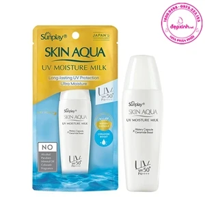 Sữa chống nắng dưỡng da ẩm mịn Sunplay Skin Aqua Moisture Milk SPF50 30g