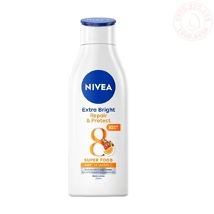Sữa dưỡng thể Nivea phục hồi & chống nắng ban ngày từ 8 Super Foods 200ml