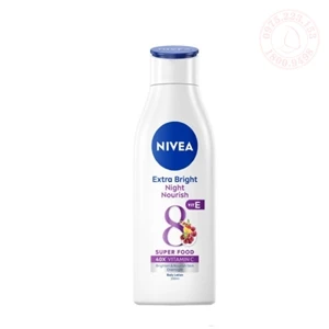 Sữa dưỡng thể sáng da ban đêm Nivea 8 Super Foods Body Lotion 200ml