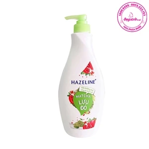Sữa dưỡng thể trắng da Hazeline Matcha Lựu đỏ 370ml