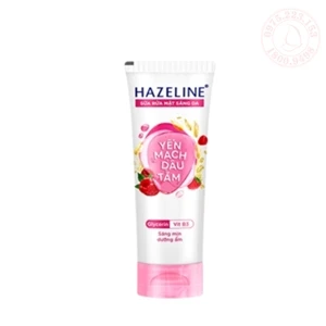 Sữa rửa mặt dưỡng ẩm sáng da Hazeline  Yến Mạch Dâu Tằm 50g