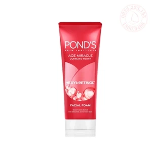 Sữa rửa mặt mờ đốm nâu và nếp nhăn Ponds Age Miracle 50X Hexyl-Retinol 100g