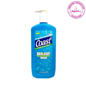 Tắm gội toàn thân Coast Hair and Body Dual Action Formula Wash 946ml