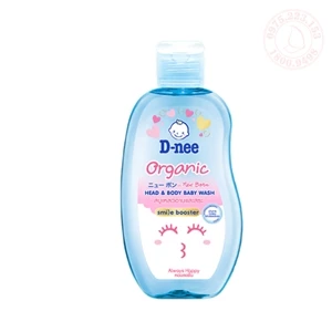 Tắm gội toàn thân em bé D-nee Organic New Born 200ml