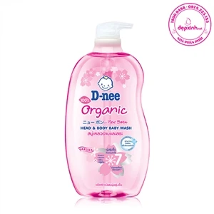 Tắm gội toàn thân em bé D-nee Sakura 380ml - Hương hoa anh đào