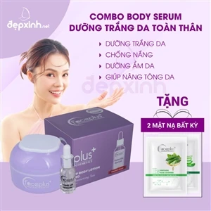 [TẶNG SERUM]Kem dưỡng trắng body Faceplus+ New B5 White Tone Up Body Lotion 150g