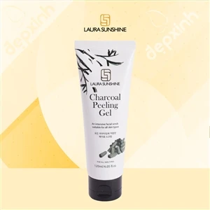 Tẩy tế bào chết than hoạt tính Laura Sunshine Charcoal Pelling Gel 120ml