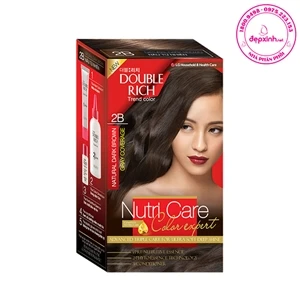 Thuốc nhuộm tóc Double Rich Trend Color Nutri Care 2B - Nâu Tự Nhiên