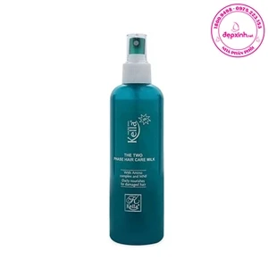 Xịt dưỡng 2 lớp cao cấp chống nhiệt cao Kella The Two Phase Hair Care Milk 250ml