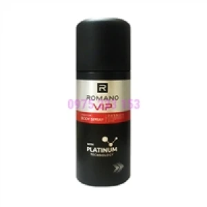 Xịt khử mùi nước hoa Romano VIP 150ml