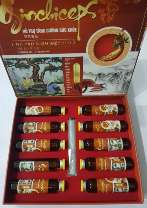 Sâm nước Ginchiceps: hỗ trợ tăng cường sức khoẻ, giảm mệt mỏi, bổ sung vitamin, khoáng chất cho cơ thể.