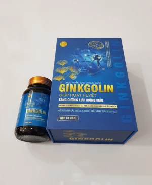 Viên Ginkgolin: Giúp hoạt huyết, tăng cường lưu thông máu