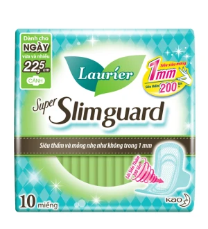 Băng Vệ Sinh Siêu Mỏng Bảo Vệ Laurier Super Slimguard 1Mm 10M 22.5Cm.