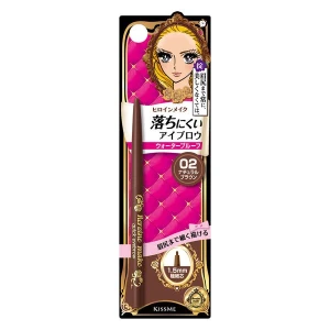 Bút Chì Sáp Kẻ Lông Mày Kissme Heroine Make Lõi Siêu Mịn Không Thấm Nước - Màu Nâu Tự Nhiên 02.