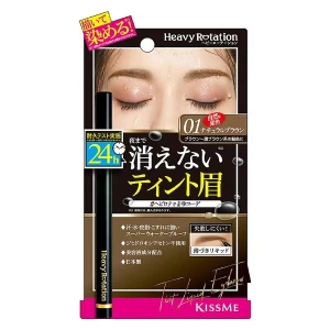 Bút Nước Kẻ Lông Mày Siêu Bền Trong 24H Kissme Heavy Rotation Nét Kẻ Siêu Mịn -Chống Thấm Nước