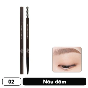 Chì Kẻ Chân Mày Bom Super Slim Eyebrow 02 Rich Brown 0,1G.