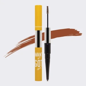 Chì Kẻ Mày 2 Đầu Lemonade Want It Got It Dual Eyebrow Dark Brown.