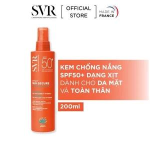 Kem Chống Nắng Dạng Xịt Svr Sun Secure Spray Spf50 200ml.