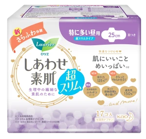 Laurier Happyskin Siêu Mỏng 25Cm 17M Ban Ngày.