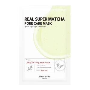 Mặt Nạ Dưỡng Da Trà Xanh Se Lỗ Chân Lông Some By Mi Real Super Matcha Pore Care Mask 20G.