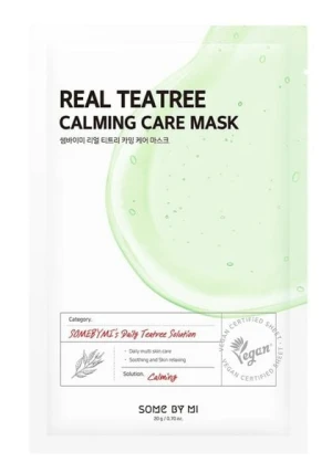 Mặt Nạ Dưỡng Da Tràm Trà Làm Dịu Da Mụn Some By Mi Real Teatree Calming Care Mask 20G.