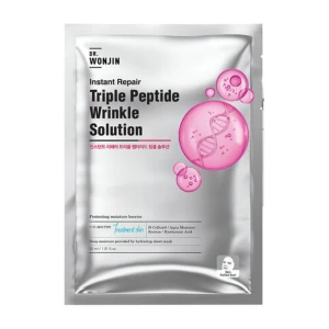 Mặt Nạ Tăng Sinh Collagen Cấp Tốc Wonjin Instant Repair Triple Peptide Wrinkle Solution 30ml.