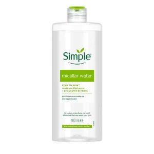 Nước Tẩy Trang Simple Làm Sạch Trang Điểm Và Cấp Ẩm 400ml Micellar Cleansing Water.