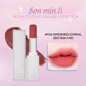 Son Mịn Lì Bom Cloud Blur Lipstick 3,3G 02 Smoked Coral.